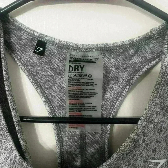 Gymshark Grey Workout Tank Top | Gym Shark Athletic Vest | Size XS - Picture 2 of 3